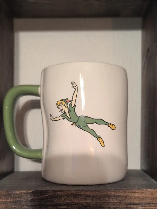 Rae Dunn White Ceramic Mug Base with Black Logo - Picture 2 of 3